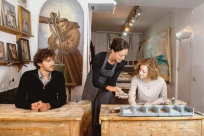 Rome: Ancient Mosaic Making Workshop - Entering a Working Mosaic Studio in Monti