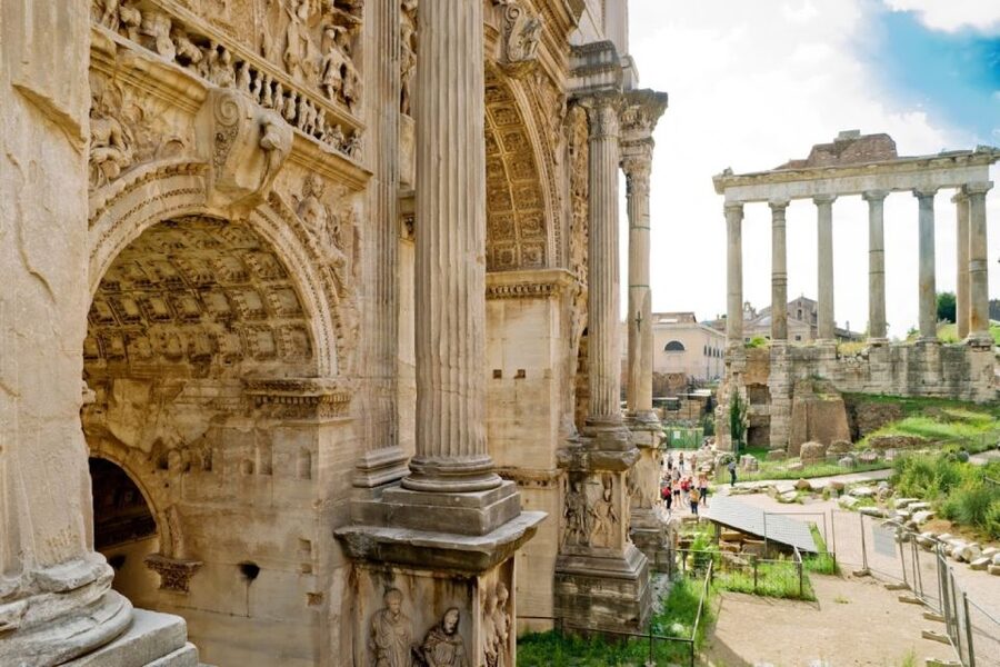Rome: Colosseum Arena and Ancient Rome Guided Tour - Roman Forum Walk: Government, Temple Ruins, and Real Daily Life