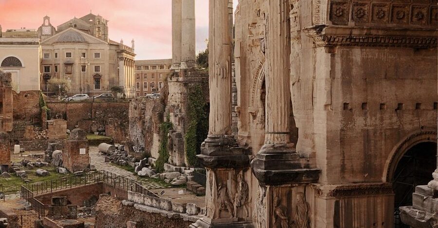 Rome: Colosseum Arena Floor and Ancient Rome Tour - Palatine Hill panoramas and the Romulus and Remus story