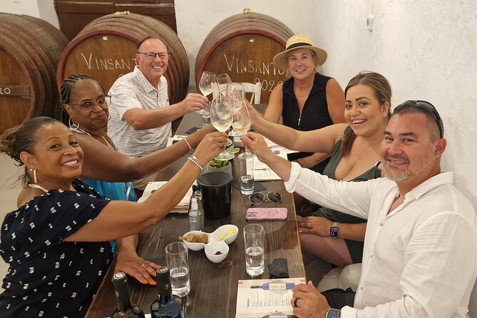 Santorini: 4hrs Small Group Wine Tasting Tour with Local Bites - Gavalas Winery: Underground Cave Tastings