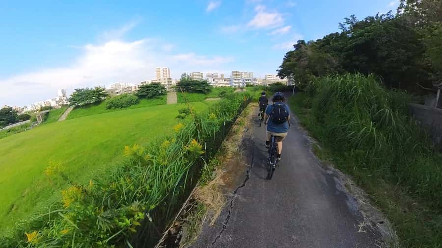 Shuri+Naha: Cycling Tour Explore Water Heritage with E-Bike - Stone Steps, Perennial Springs, and the Sound That Changes Everything
