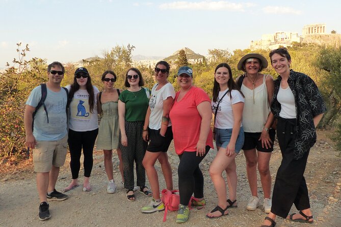 Small-Group Women History in Ancient Greece Walking Tour - Philopappos Hill: a view, a wrap-up, and the Hill of the Muses