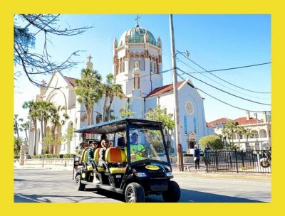 St.Augustine History Tour on Premium Golf Cart with PiCk Up - Pickup, meeting point, and the “show up ready” part