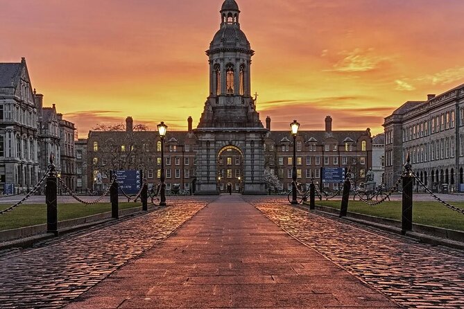 St Patricks Cathedral. Dublin Castle, Book of Kells Heritage Tour - Trinity College Dublin in 30 Minutes: Campanile, Rubrics Building, and a Tight Campus Focus