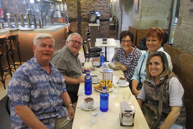 Tapas and history tour ending with churros with chocolate - Tablao Flamenco Arco de Cuchilleros area: classic bar energy in Medieval Madrid