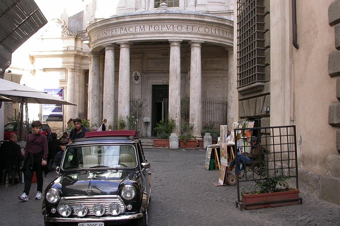THINK BIG, GO MINI! Rome Day&Night in Mini Cooper Classic Cabrio - The route: from Piazza Navona to Trastevere after dark