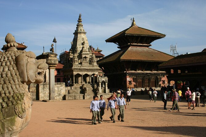 TOP 4 UNESCO World Heritage Sites Tour - Stop 3: Swayambhunath Monkey Temple and the view above Kathmandu