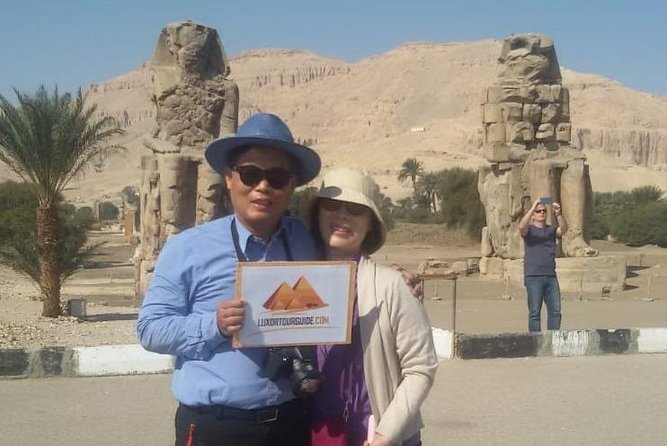 Valley of the Kings & Hatchepsut temple and Back into Egypt’s ancient history - Colossi of Memnon: the quick stop that still makes sense